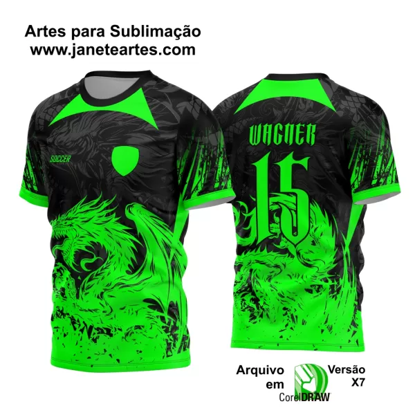 Arte Vetor Camisa Interclasse Dragão 2024