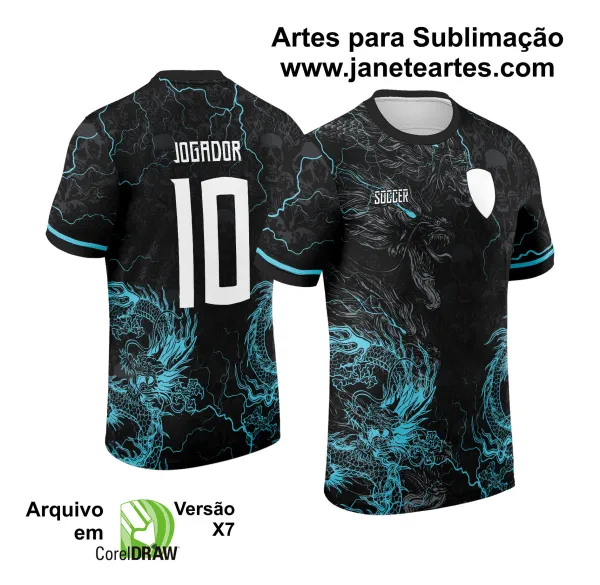 Arte Vetor Camisa Interclasse Dragão 2024