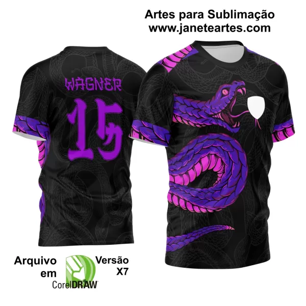 Arte Vetor Camisa Interclasse - Jogos Internos - 2024 - Cobra