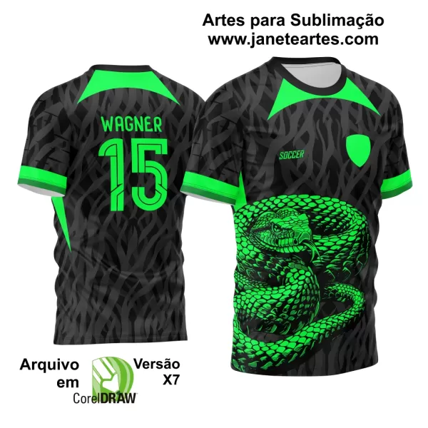 Arte Vetor Camisa Interclasse - Jogos Internos - 2024 - Cobra
