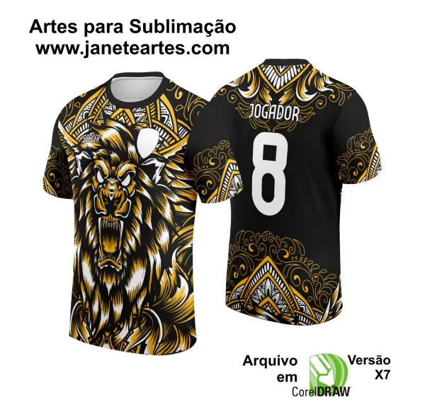 Arte Vetor Camisa Interclasse - Jogos Internos - 2024 - Leão