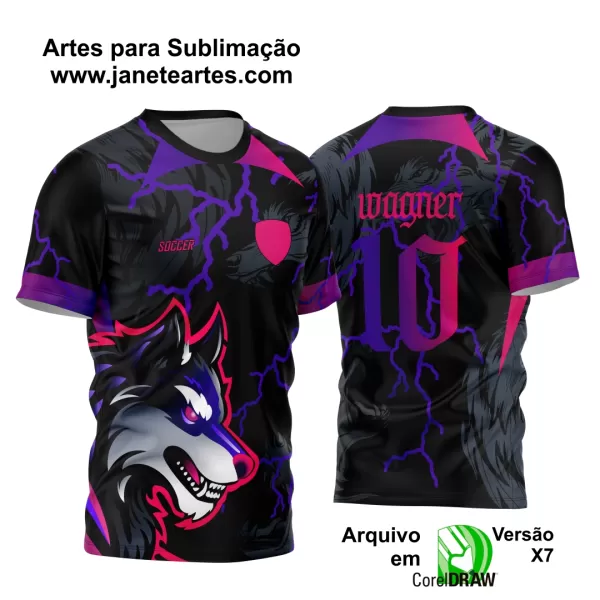 Arte Vetor Camisa Interclasse - Jogos Internos - 2024 - Lobo