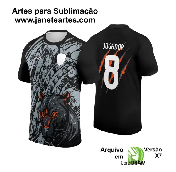 Arte Vetor Camisa Interclasse - Jogos Internos - 2024 - Pantera