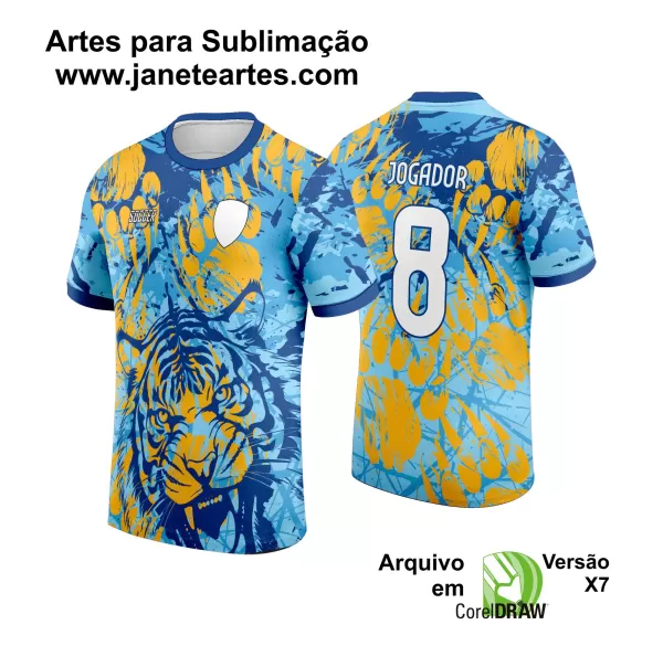 Arte Vetor Camisa Interclasse - Jogos Internos - 2024 - Tigre M2