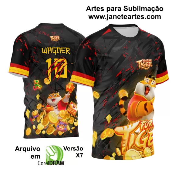 Arte Vetor Camisa Interclasse - Jogos Internos - 2024 - Tigrinho
