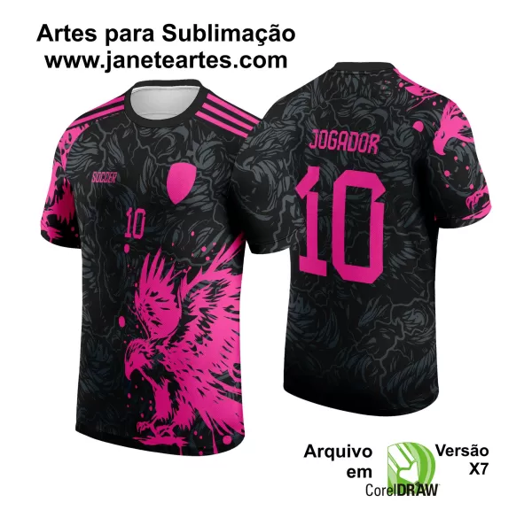 Arte Vetor Camisa Interclasse - Jogos Internos - 2024 - Águia Rosa