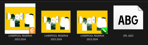 Arte Vetor Camisa LIVERPOOL RESERVA 2023 - 2024
