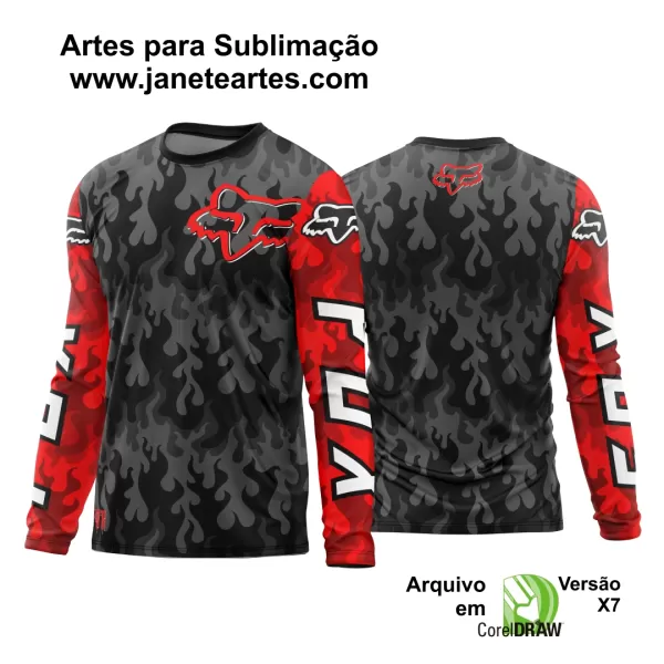 Arte Vetor Camisa MOTOCROSS 2024 - 2025