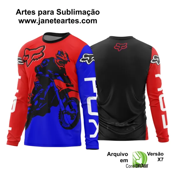 Arte Vetor Camisa MOTOCROSS 2024 - 2025