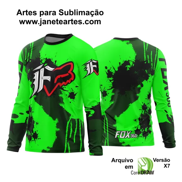 Arte Vetor Camisa MOTOCROSS 2024 - 2025