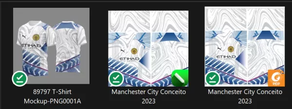Arte Vetor Camisa Manchester City Conceito 2023