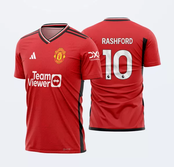 Arte Vetor Camisa Manchester United Titular 2023-24 x7