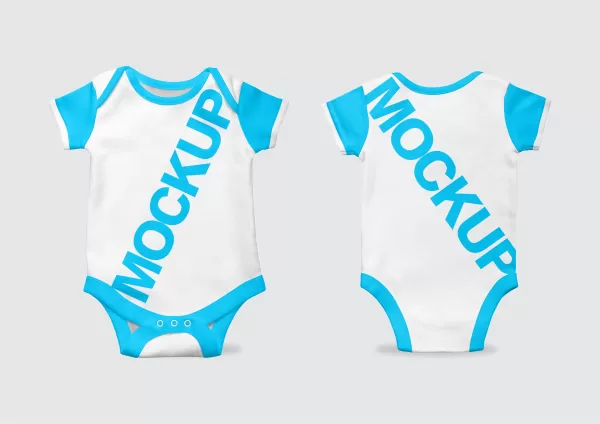 Arte Vetor Camisa Mockup Editavel CDR CorelDraw Baby Body 