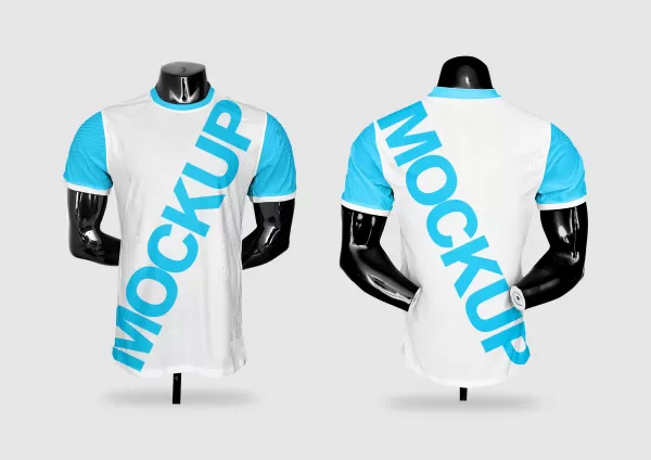 Arte Vetor Camisa Mockup Editavel CDR CorelDraw Camisa Nike Gola Redonda Vaporknit 2021 Manequim