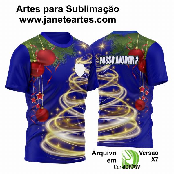 Arte Vetor Camisa Natalina - Natal em Família 2023 2024 Modelo 05