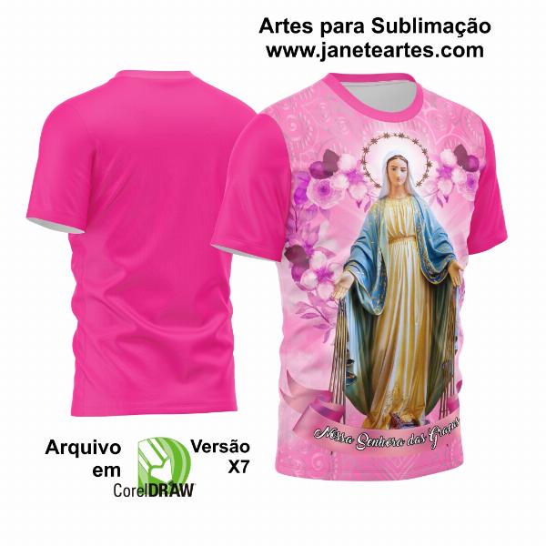 Arte Vetor Camisa Nossa Senhora Das Graças 2023