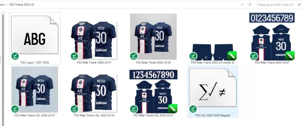 Arte Vetor Camisa PSG Nike Titular 2022-23 - Paris Saint Germain