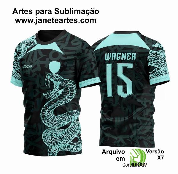Arte Vetor Camisa Para Atlética Acadêmica e InterClasse Cobra 2023