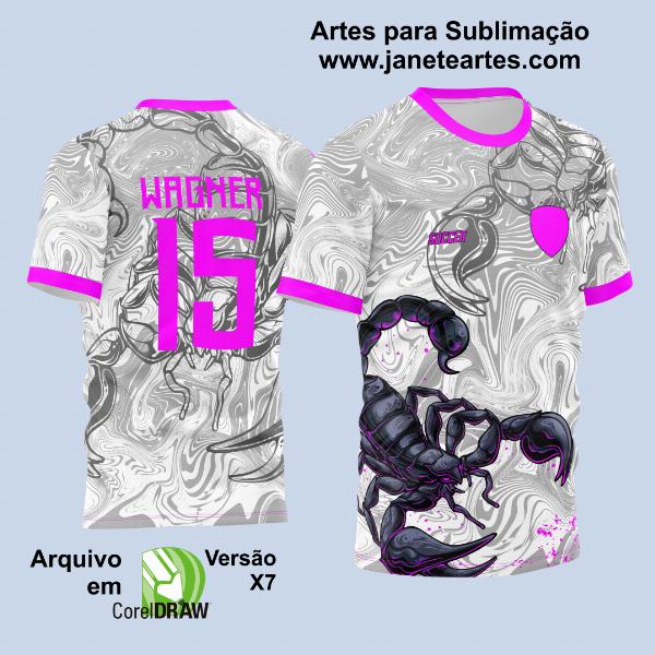 Arte Vetor Camisa Para Atlética Acadêmica e InterClasse Escorpião 2023