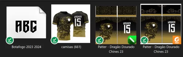Arte Vetor Camisa Para InterClasse 2023 Dragão Dourado