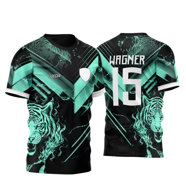 Arte Vetor Camisa Para InterClasse Tigres Verdes 2023