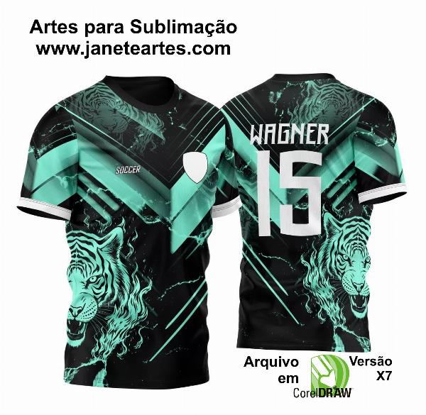Arte Vetor Camisa Para InterClasse Tigres Verdes 2023