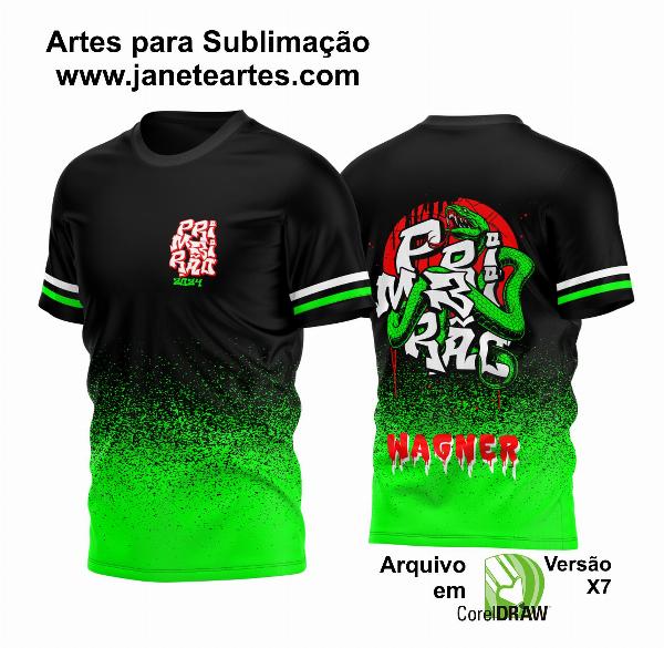 Arte Vetor Camisa Primeirão 2024 Cobra Verde