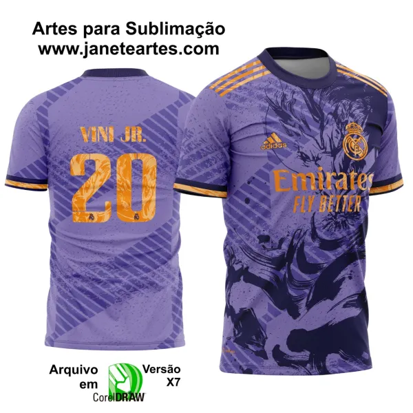 Arte Vetor Camisa Real Madrid Conceito