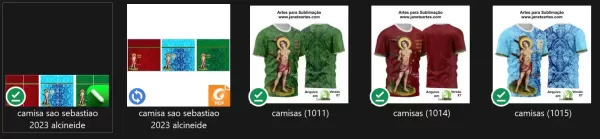 Arte Vetor Camisa Religião - São Sebastião | Modelo 11