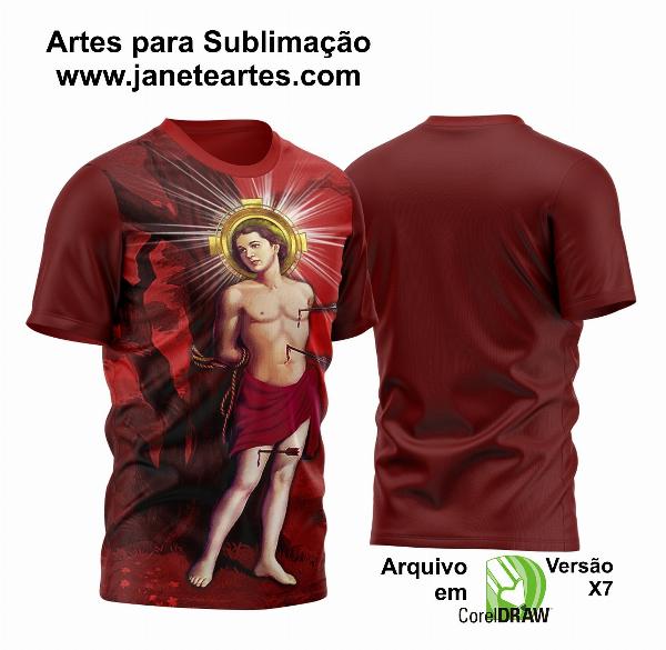 Arte Vetor Camisa São Sebastião 2024