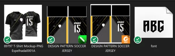 Arte Vetor Camisa Template Jersey Soccer M1