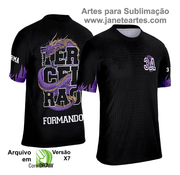 Arte de Camisa Terceirão 2025: Estilo, Personalidade e Criatividade para Sua Turma