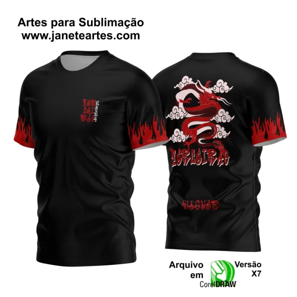 Arte Vetor Camisa Terceirão Dragão 2024 - 2025
