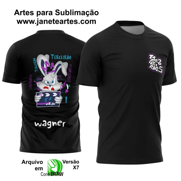 Arte Vetor Camisa Terceirão Graffiti de Rua Perna Longa 2025