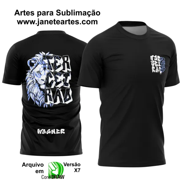 Arte Vetor Camisa Terceirão Leão