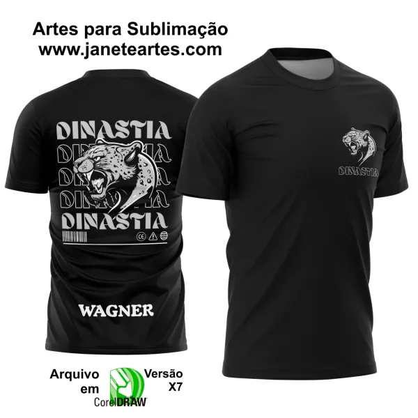 Arte Vetor Camisa Terceirão Pantera Negra - Dinastia