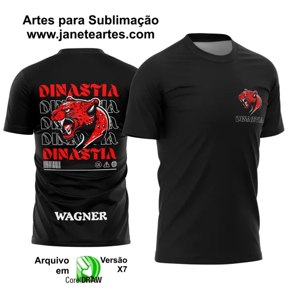 Arte Vetor Camisa Terceirão Pantera Negra - Dinastia