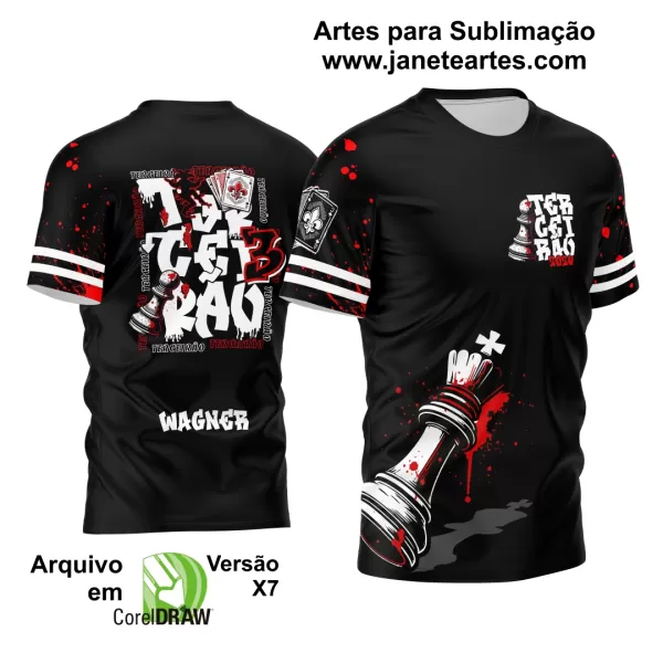 Arte Vetor Camisa Terceirão Peão de Xadrez 2024 - 2025