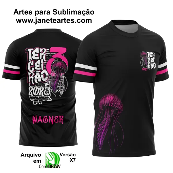 Arte Vetor Camisa Terceirão Água Viva