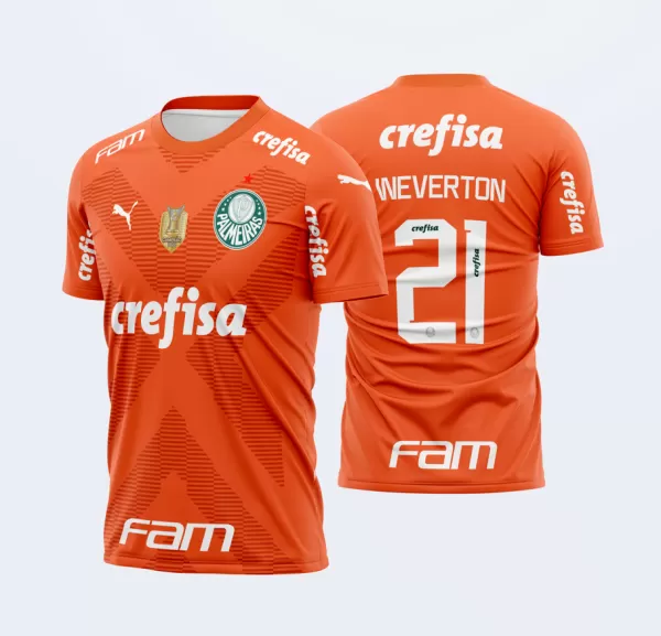 Arte Vetor Camisa Time Palmeiras Goleiro 2023