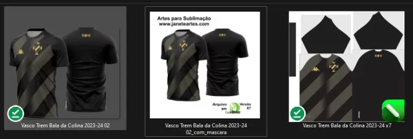 Arte Vetor Camisa Vasco da Gama