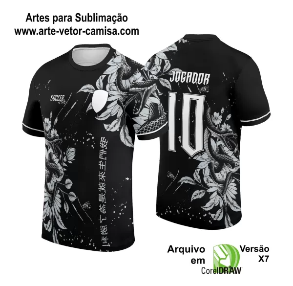 Arte Vetor Camisa de Interclasse 2024 - 2025 - Cobra