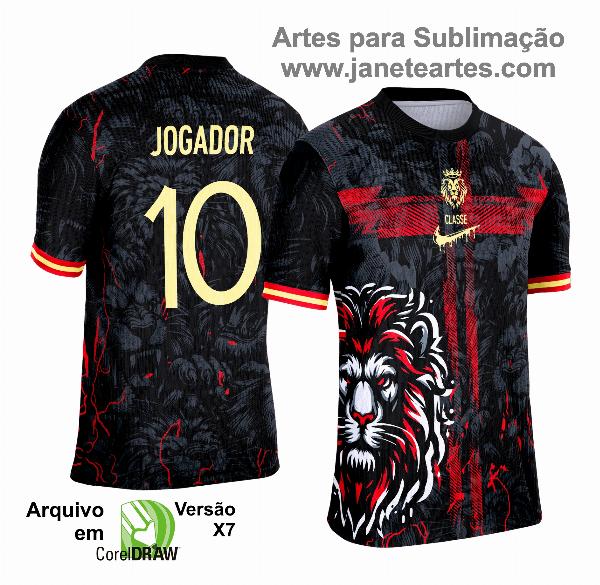 Arte Vetor Camisa de Interclasse 2025: Leão