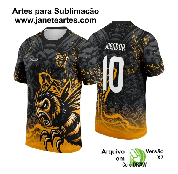 Arte Vetor Camisa de Interclasse Abelha 2024 - 2025