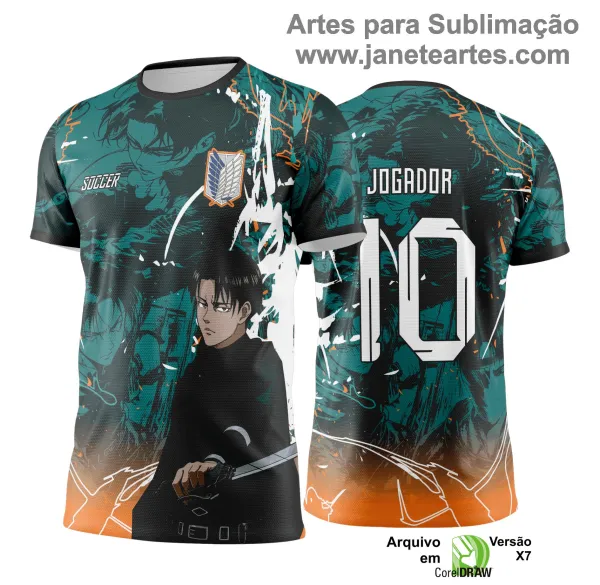 Arte Vetor Camisa de Interclasse Anime -  Jogos Internos 2024 - 2025