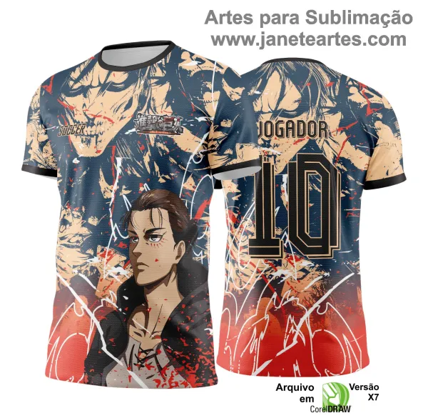 Arte Vetor Camisa de Interclasse Anime -  Jogos Internos 2024 - 2025