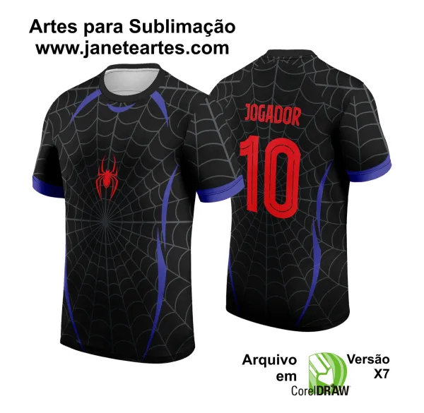 Arte Vetor Camisa de Interclasse Aranha 2024 - 2025