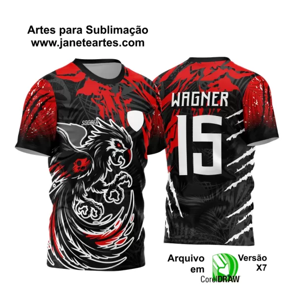 Arte Vetor Camisa de Interclasse Arara 2024 - 2025