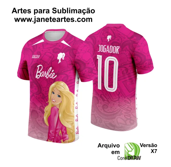 Arte Vetor Camisa de Interclasse Barbie 2024 - 2025