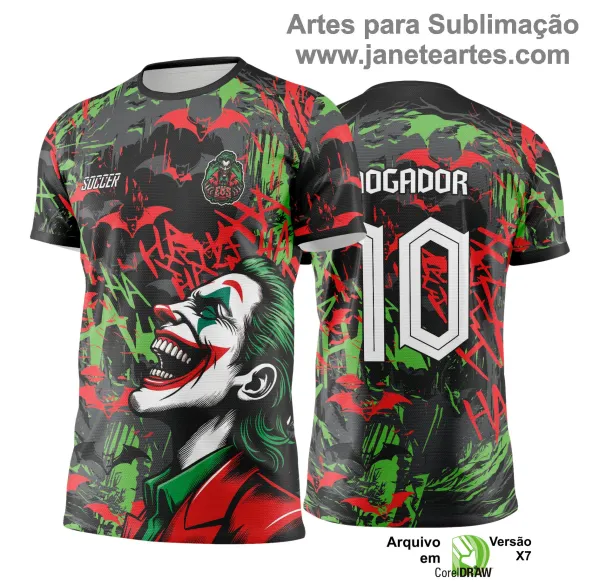 Arte Vetor Camisa de Interclasse Coringa -  Jogos Internos 2024 - 2025